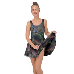 Peacock Art Painting Inside Out Casual Dress by Ndabl3x