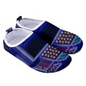 Blue Computer Monitor With Chair Game Digital Art Kids  Sock-Style Water Shoes View3