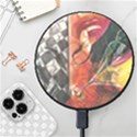 Left And Right Brain Illustration Splitting Abstract Anatomy Wireless Fast Charger(Black) View1