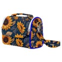 Flower Pattern Spring Satchel Shoulder Bag View1