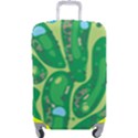 Golf Course Par Golf Course Green Luggage Cover (Large) View1