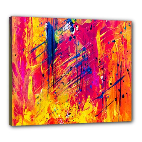 Abstract Design Calorful Canvas 24  X 20  (stretched) by nateshop