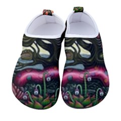 Psychedelic Funky Trippy Men s Sock-style Water Shoes by Sarkoni