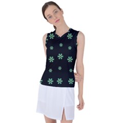 I Love Guitars In Pop Arts Blooming Style Women s Sleeveless Sports Top by pepitasart