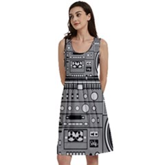 Boombox Classic Skater Dress by Sarkoni