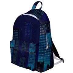 Pixel Art Night City Japan The Plain Backpack by Sarkoni