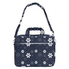 Flower Pattern Texture Macbook Pro 16  Shoulder Laptop Bag by Grandong