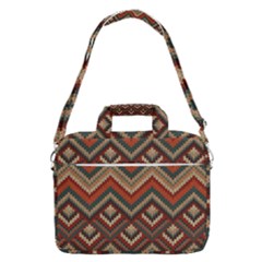 Pattern Knitting Texture Macbook Pro 16  Shoulder Laptop Bag by Grandong