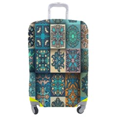 Texture, Pattern, Abstract, Colorful, Digital Art Luggage Cover (medium)