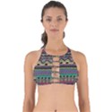 Aztec Design Perfectly Cut Out Bikini Top View1