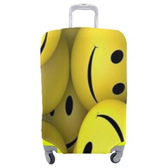 Emoji, Colour, Faces, Smile, Wallpaper Luggage Cover (medium)