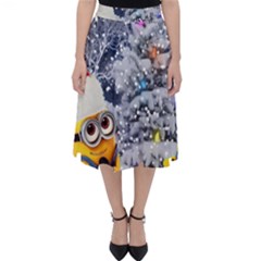 Minions Christmas, Merry Christmas, Minion Christmas Classic Midi Skirt