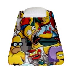 The Simpsons, Cartoon, Crazy, Dope Fitted Sheet (single Size)