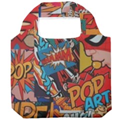 Comic Cartoon Pattern Foldable Grocery Recycle Bag by pakminggu