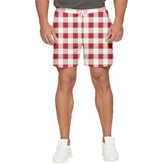 Gingham - 4096x4096px - 300dpi14 Men s Runner Shorts by EvgeniaEsenina