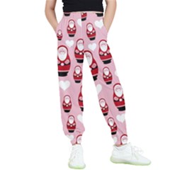 Christmas Santa Pattern Kids  Joggers by Grandong