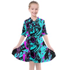 Aesthetic Art  Kids  All Frills Chiffon Dress by Internationalstore