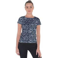 Ceramics Broken  Short Sleeve Sports Top  by Internationalstore