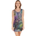 Abstract Blossoms  Bodycon Dress View1