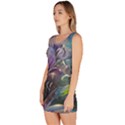 Abstract Blossoms  Bodycon Dress View2