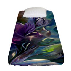 Abstract Blossoms  Fitted Sheet (single Size) by Internationalstore