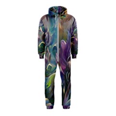 Abstract Blossoms  Hooded Jumpsuit (kids) by Internationalstore