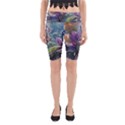 Abstract Blossoms  Yoga Cropped Leggings View1