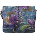 Abstract Blossoms  Buckle Messenger Bag View3