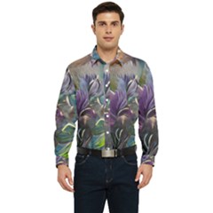 Abstract Blossoms  Men s Long Sleeve  Shirt by Internationalstore