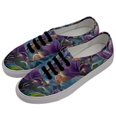 Abstract Blossoms  Men s Classic Low Top Sneakers by Internationalstore