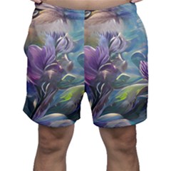 Abstract Blossoms  Men s Shorts by Internationalstore