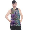 Abstract Blossoms  Men s Sleeveless Hoodie View1