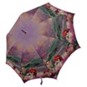 Abstract Flowers  Hook Handle Umbrellas (Large) View2