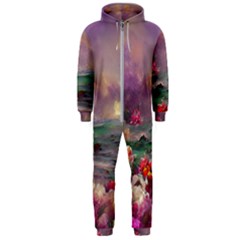 Abstract Flowers  Hooded Jumpsuit (men) by Internationalstore