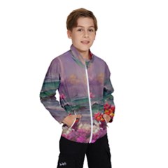 Abstract Flowers  Kids  Windbreaker by Internationalstore