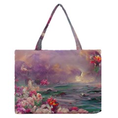 Abstract Flowers  Zipper Medium Tote Bag by Internationalstore