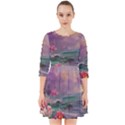 Abstract Flowers  Smock Dress View1