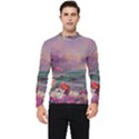 Abstract Flowers  Men s Long Sleeve Rash Guard View1