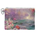 Abstract Flowers  Canvas Cosmetic Bag (XL) View1