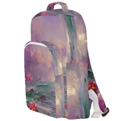 Abstract Flowers  Double Compartment Backpack by Internationalstore