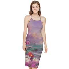 Abstract Flowers  Bodycon Cross Back Summer Dress by Internationalstore