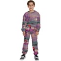 Abstract Flowers  Kids  Sweatshirt set View1