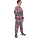 Abstract Flowers  Kids  Sweatshirt set View3