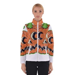 Vintage Halloween Pumpkin T- Shirt Vintage Halloween Pumpkin T- Shirt Women s Bomber Jacket by ZUXUMI