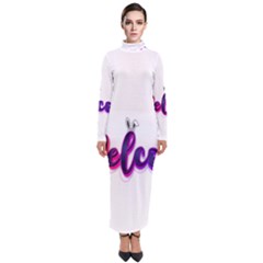 Arts Turtleneck Maxi Dress by Internationalstore