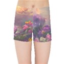 Floral Blossoms  Kids  Sports Shorts View1