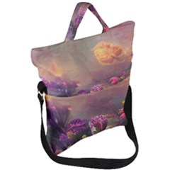 Floral Blossoms  Fold Over Handle Tote Bag by Internationalstore