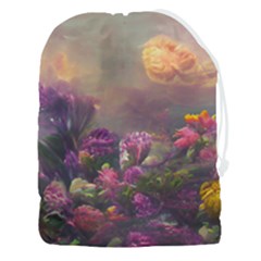 Floral Blossoms  Drawstring Pouch (3xl) by Internationalstore