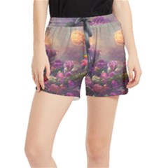 Floral Blossoms  Women s Runner Shorts by Internationalstore