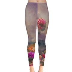 Floral Blossoms  Everyday Leggings  by Internationalstore